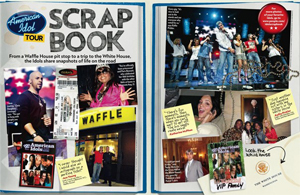 American Idol Tour Scrap Book
