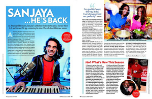 Sanjaya ... He's Back