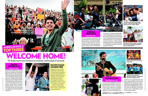 American Idol's Top Three Welcome Home!