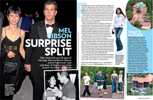 Mel Gibson Surprise Split