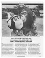 Michael Jackson's Pet, Bubbles, Plays Second Banana to No One