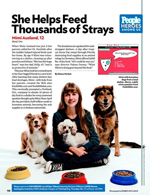 She Helps Feed Thousands of Strays