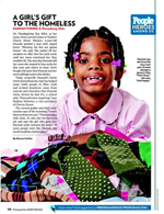 A Girl's Gift to the Homeless