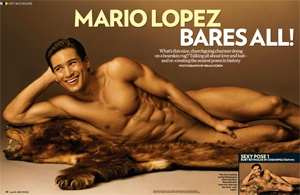 Mario Lopez Bares All!