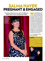 Hayek Pregnant & Engaged