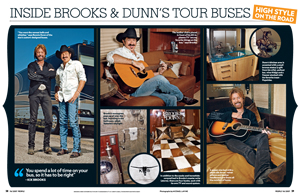 Inside Brooks & Dunn's Tour Buses