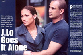 J.Lo Goes It Alone