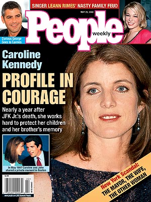  photo | Caroline Kennedy Cover, Coping and Overcoming Illness, The Kennedys, Caroline Kennedy, George Clooney, LeAnn Rimes
