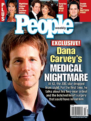  photo | Near Death Experiences, Daytime Emmy Awards, Saturday Night Live, Battling Illnesses, Dana Carvey Cover, Emmys on Covers, Dana Carvey, Elizabeth Hurley, Hugh Grant, Matthew Perry, Susan Lucci