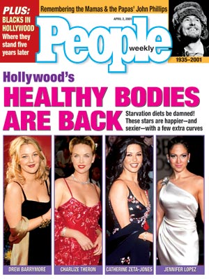  photo | Bodywatch, Celeb Curves, Catherine Zeta-Jones, Charlize Theron, Drew Barrymore, Jennifer Lopez, John Phillips