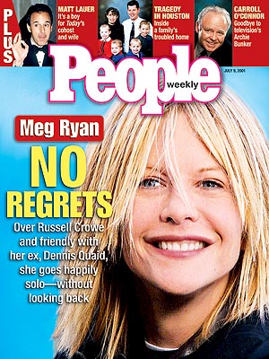  photo | Meg Ryan Cover, Real People Stories, Carroll O'Connor, Matt Lauer, Meg Ryan