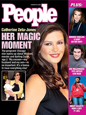  photo | Kids & Family Life, Marriage, Chicago, Joe Millionaire, Catherine Zeta-Jones Cover, Brooke Shields, Catherine Zeta-Jones, Missy Elliott