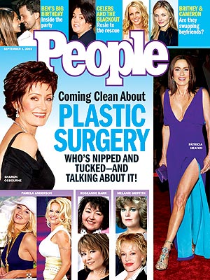  photo | Plastic Surgery, Ben Affleck, Britney Spears, Cameron Diaz, Jennifer Lopez, Melanie Griffith, Pamela Anderson, Patricia Heaton, Rosie O'Donnell, Sharon Osbourne