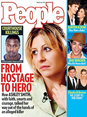  photo | Heroes Among Us, Murder, Near Death Experiences, Gripping News Stories, Coping and Overcoming Illness, True Crime, Real People Stories, Ashley Smith, Ashton Kutcher, Charlie Sheen, Demi Moore, Mario Vazquez