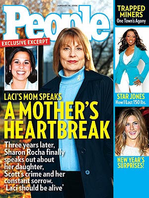  photo | Scott Peterson Trial, Sharon Rocha Cover, Real People Stories, Jennifer Aniston, Laci Peterson, Sharon Rocha, Star Jones