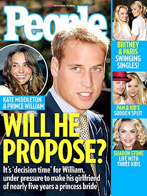  photo | Couples, Prince William Cover, The British Royals, Britney Spears, Kate Middleton, Kid Rock, Pamela Anderson, Paris Hilton, Prince William, Sharon Stone