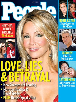  photo | Heather Locklear Cover, Nasty Breakups and Divorces, Denise Richards, George Clooney, Heather Locklear, Mary Kay Letourneau, Richie Sambora, Rosie O'Donnell, Star Jones