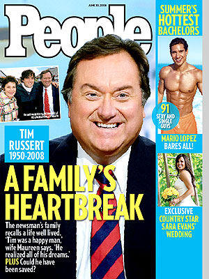  photo | Tributes, News Icons, Mario Lopez, Sara Evans, Tim Russert