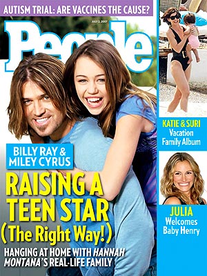  photo | Kids & Family Life, Hannah Montana, 2000, 90s Music, Billy Ray Cyrus Cover, Country Music Stars, Famous Bloodlines, Miley Cyrus Cover, TV on Covers, Teen Idols, Billy Ray Cyrus, Julia Roberts, Katie Holmes, Miley Cyrus, Suri Cruise
