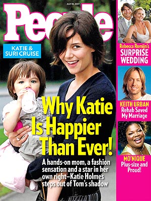  photo | Kids & Family Life, 2000, Katie Holmes Cover, Suri Cruise Cover, Young Hollywood Moms, Jerry O'Connell, Katie Holmes, Keith Urban, Mo'Nique, Suri Cruise
