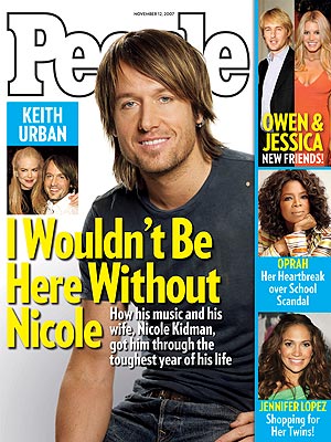  photo | Couples, Marriage, Rehab, Celebrity Love Stories, Comebacks, Country Music Stars, Keith Urban Cover, Coping and Overcoming Illness, Jennifer Lopez, Jessica Simpson, Keith Urban, Nicole Kidman, Oprah Winfrey, Owen Wilson