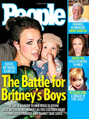  photo | Couples, Custody Battles, Britney Spears Cover, Nasty Breakups and Divorces, Stars Behaving Badly, Angelina Jolie, Britney Spears, Jayden James Federline, Kevin Federline, Madeleine McCann, Merv Griffin