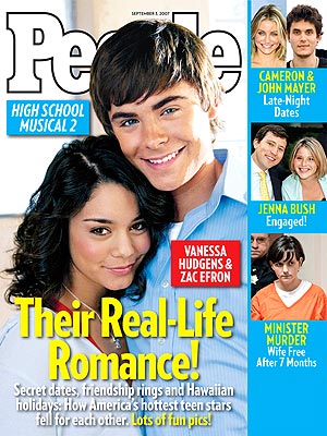  photo | Couples, TV High School Musical 2, Persons on Cover, 2000, Heartthrobs, TV on Covers, Teen Idols, Vanessa Hudgens Cover, Zac Efron Cover, Individual Class, Cameron Diaz, Jenna Bush, John Mayer, Vanessa Hudgens