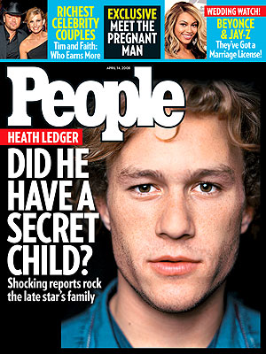  photo | Scandals & Feuds, Beyonce Knowles, Faith Hill, Heath Ledger, Tim McGraw