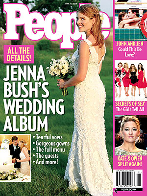  photo | Celebrity Wedding Albums, Jenna Bush Cover, Cynthia Nixon, Jenna Bush, Jennifer Aniston, John Mayer, Kate Hudson, Kim Cattrall, Kristin Davis, Sarah Jessica Parker