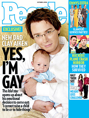  photo | Babies, Coming Out Stories, Clay Aiken Cover, Hot Dads, American Idol, Clay Aiken