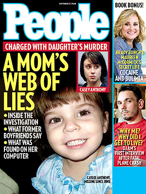  photo | Caylee Anthony on Cover, True Crime, Adam Goldstein, Maureen McCormick
