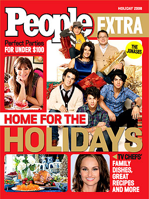  photo | Holiday Entertaining on Cover, Jonas Brothers