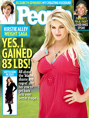  photo | Kirstie Alley Cover, Elizabeth Edwards, Farrah Fawcett, Kirstie Alley