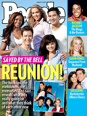  photo | Saved by the Bell, TV Milestones, Tiffani Thiessen, Lark Voorhies, LeAnn Rimes, Mario Lopez, Mark-Paul Gosselaar, Michael Jackson, Tiffani Thiessen