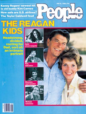  photo | Kids & Family Life, Nancy Reagan Cover, Presidents and First Ladies, Ronald Reagan Cover, The Reagans, Maureen Reagan, Michael Reagan, Nancy Reagan, Ron Reagan, Ronald Reagan