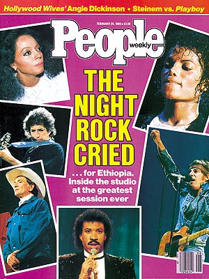  photo | We Are the World, 80s Music, Bob Dylan Cover, Bruce Springsteen Cover, Diana Ross Cover, Good Deeds, Lionel Richie Cover, Michael Jackson Cover, Musical Hitmakers, Rock Stars, Willie Nelson Cover, Bob Dylan, Bruce Springsteen, Diana Ross, Lionel Richie, Michael Jackson, Willie Nelson