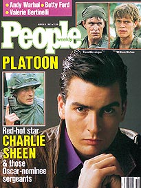 Good-Time Charlie Sheen Puts the Pow in Platoon