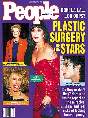  photo | Cher Cover, Plastic Surgery, Angela Lansbury, Cher, Joan Rivers, Michael Jackson