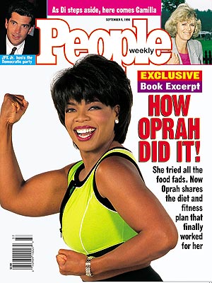  photo | Diet & Fitness, Celebrity Weight Loss, Oprah Winfrey Cover, Camilla Parker Bowles, John F. Kennedy Jr., Oprah Winfrey