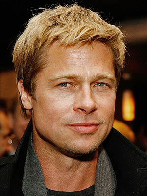 Brad Pitt is square-triangle. Square face shape 