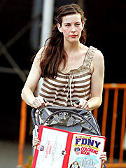 Liv Tyler's Son Reads and Rolls in New York