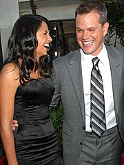 Couples Watch: Matt & Luciana, Nicky & David ... | Luciana Barroso, Matt Damon