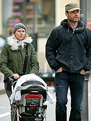 Naomi & Liev Take a Family Stroll in Lithuania | Liev Schreiber, Naomi Watts