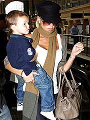 Posh Leads Her 2-Year-Old to the Train Station | Victoria Beckham