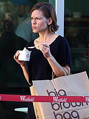 Hilary Swank Hits the Mall with Her Boyfriend | Hilary Swank