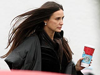 Demi Visits Ashton On the Set in Vancouver | Demi Moore