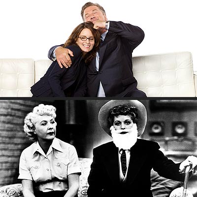photo | Alec Baldwin, Lucille Ball, Tina Fey, Vivian Vance