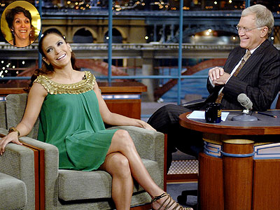  photo | David Letterman, Jennifer Lopez