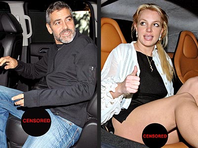 photo | Britney Spears, George Clooney