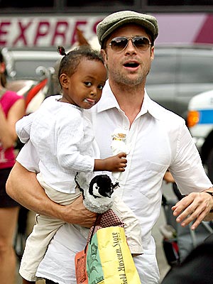 SMALL SCOOP photo | Brad Pitt, Zahara Jolie-Pitt